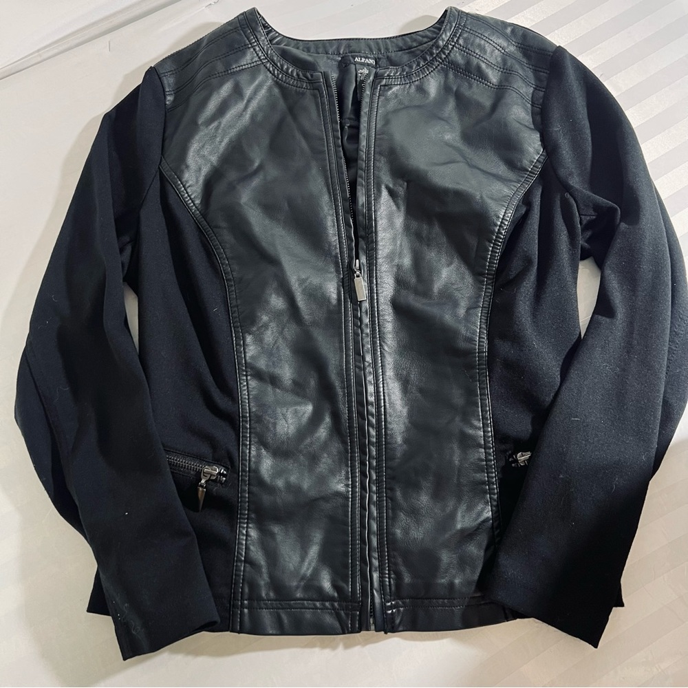 Alfani | Black Light non Leather Jacket // L